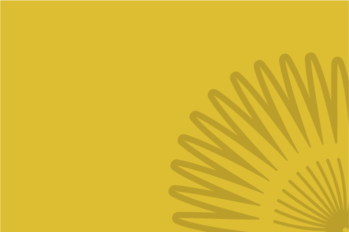 Ilustração de folha de carnaúba em fundo amarelo