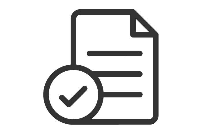 Ícone representativo de um documento padrão